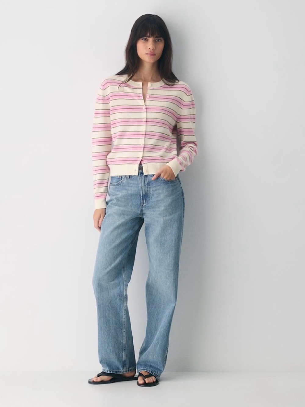 Aritiza Bare Cashmere Noteworthy Cardigan - Picture 2 of 9